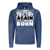 Vintage Denim second born gifts Vintage Hoodie - artisFamous