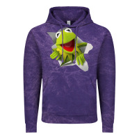 Cloud Purple kermit the frog Vintage Hoodie - artisFamous