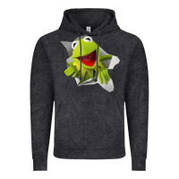 Vintage Black kermit the frog Vintage Hoodie - artisFamous