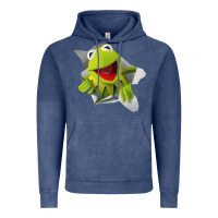 Vintage Denim kermit the frog Vintage Hoodie - artisFamous