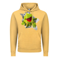 Vintage Mustard kermit the frog Vintage Hoodie - artisFamous