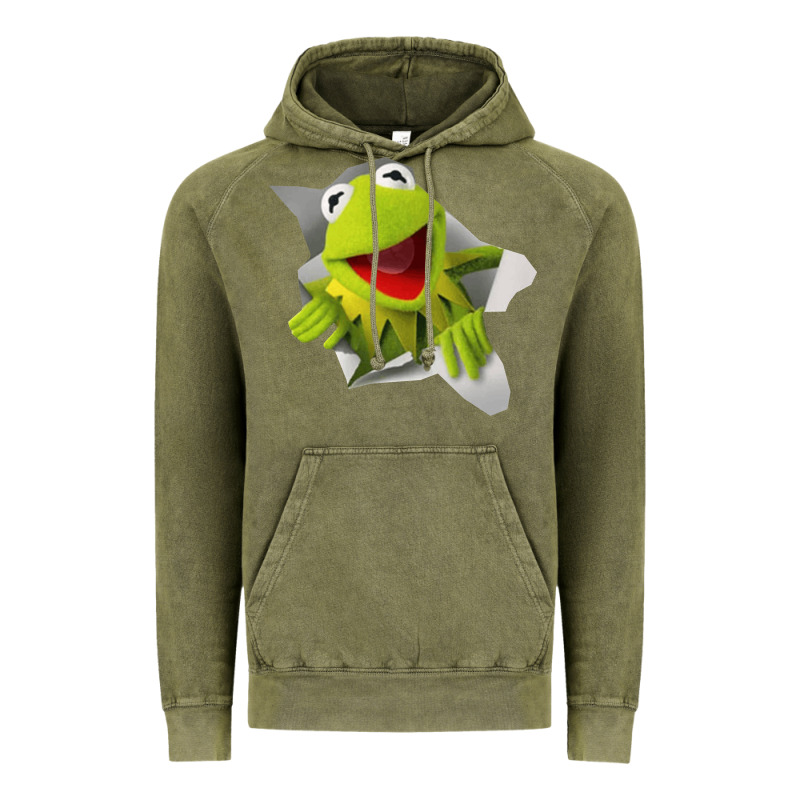 Kermit The Frog Vintage Hoodie by artisFamous | Teevron