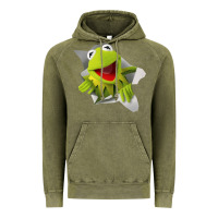 Vintage Olive kermit the frog Vintage Hoodie - artisFamous