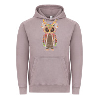 Vintage Zinc Native OWL Vintage Hoodie - artisFamous