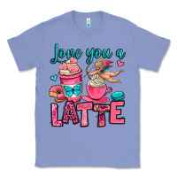 Colony Blue love you a latte Classic Tee - OliviaCreatesArt