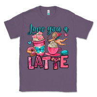 Lavender love you a latte Classic Tee - OliviaCreatesArt