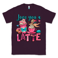 Plum love you a latte Classic Tee - OliviaCreatesArt