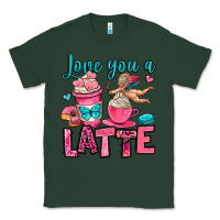 Sports Green love you a latte Classic Tee - OliviaCreatesArt