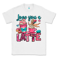 White love you a latte Classic Tee - OliviaCreatesArt