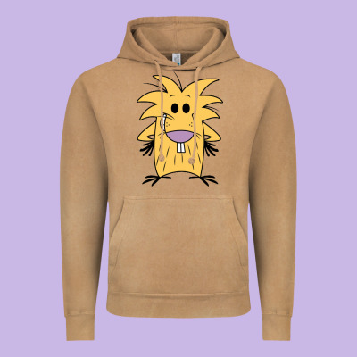 Norbet Angry Beaver Vintage Hoodie Designed By Artisfamous