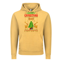 Vintage Mustard merry christmas Vintage Hoodie - artisFamous