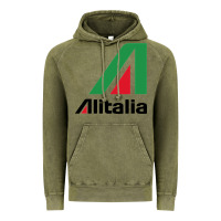 Vintage Olive alitalia Vintage Hoodie - artisFamous