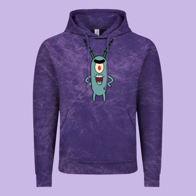 Plankton Vintage Hoodie Designed By Artisfamous