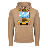 Vintage Coffee school bus costume cool halloween Vintage Hoodie - artisFamous