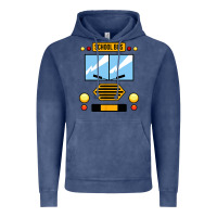 Vintage Denim school bus costume cool halloween Vintage Hoodie - artisFamous