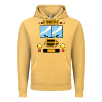 Vintage Mustard school bus costume cool halloween Vintage Hoodie - artisFamous