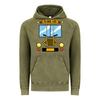 Vintage Olive school bus costume cool halloween Vintage Hoodie - artisFamous