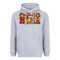 Heather Grey softball mama Heavyweight Hoodie - Jasminsmagicworld