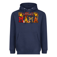 Navy softball mama Heavyweight Hoodie - Jasminsmagicworld