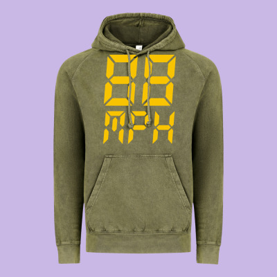 88mph Funny Vintage Hoodie Designed By Artisfamous