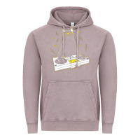 Vintage Zinc cat dj Vintage Hoodie - artisFamous