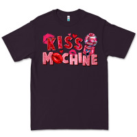 Plum Kiss machine Valentine's Day Premium Tee - FaDigitalArtStudio