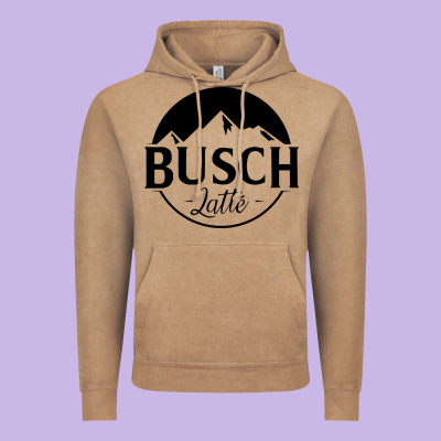 Busch Latte Vintage Hoodie Designed By Artisfamous