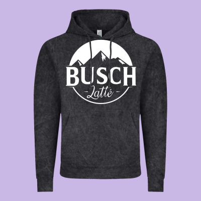 Busch Latte Vintage Hoodie Designed By Artisfamous