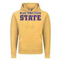 Vintage Mustard blue mountain state Vintage Hoodie - artisFamous
