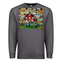 Charcoal Heather farm animals red barn tumbler 20oz Premium Sweatshirt - Jasminsmagicworld