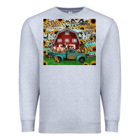 Heather Grey farm animals red barn tumbler 20oz Premium Sweatshirt - Jasminsmagicworld