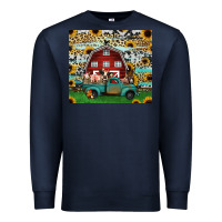 Navy farm animals red barn tumbler 20oz Premium Sweatshirt - Jasminsmagicworld