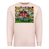 Pale Pink farm animals red barn tumbler 20oz Premium Sweatshirt - Jasminsmagicworld