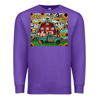 Purple farm animals red barn tumbler 20oz Premium Sweatshirt - Jasminsmagicworld