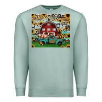 Seafoam farm animals red barn tumbler 20oz Premium Sweatshirt - Jasminsmagicworld