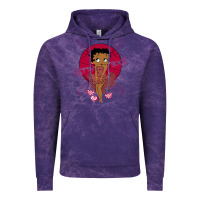 Cloud Purple Black Betty Boop Vintage Hoodie - artisFamous