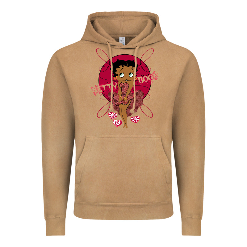 Black Betty Boop Vintage Hoodie by artisFamous | Teevron