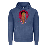 Vintage Denim Black Betty Boop Vintage Hoodie - artisFamous