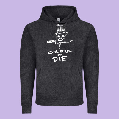 Bourdain Cook Free Or Die Vintage Hoodie Designed By Artisfamous