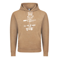 Vintage Coffee bourdain cook free or die Vintage Hoodie - artisFamous
