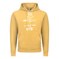 Vintage Mustard bourdain cook free or die Vintage Hoodie - artisFamous