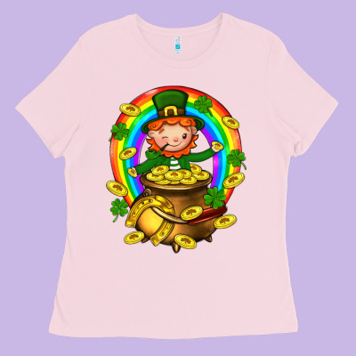 Dwarf Cauldron St. Patricks Ladies Tee Designed By Bundleandbundleshop