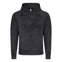 Vintage Black merry christmas Vintage Hoodie - artisFamous