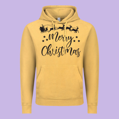 Merry Christmas Vintage Hoodie Designed By Artisfamous