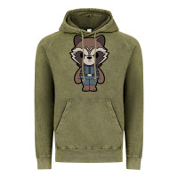Vintage Olive rocket racoon chibi Vintage Hoodie - artisFamous