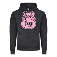 Vintage Black pig piggy costume Vintage Hoodie - artisFamous