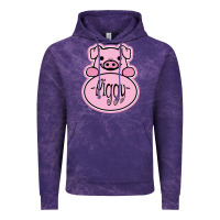 Cloud Purple pig piggy costume Vintage Hoodie - artisFamous