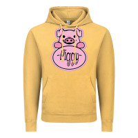 Vintage Mustard pig piggy costume Vintage Hoodie - artisFamous