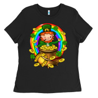Black Dwarf Cauldron St. Patricks Ladies Tee - BundleAndBundleShop