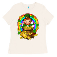 Bone Dwarf Cauldron St. Patricks Ladies Tee - BundleAndBundleShop